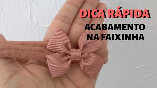 Acabamento simples na faixinha – Vigo Video