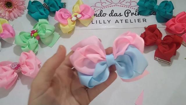 Laço Fácil Lindo para Tiara e Bico de Pato
