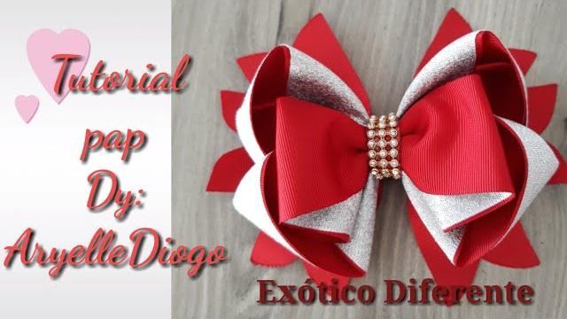 Laço Exótico Diferente – Exótico ondulado – laço de gorgurão