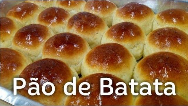 COMO FAZER PÃO DE BATATA PASSO A PASSO (POR FERNANDO COUTO)