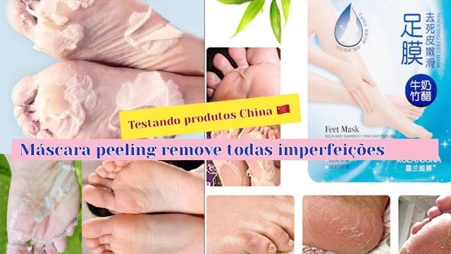 PEELING DEIXA SEUS PÉS IGUAL BEBÊ REMOVE RACHADURAS E TODA CÉLULAS MORTAS