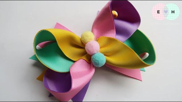 Laço De Fita – Ribbon Bow Tutorial