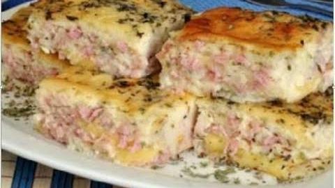 TORTA DE PRESUNTO E QUEIJO (A MELHOR TORTA DO MUNDO)