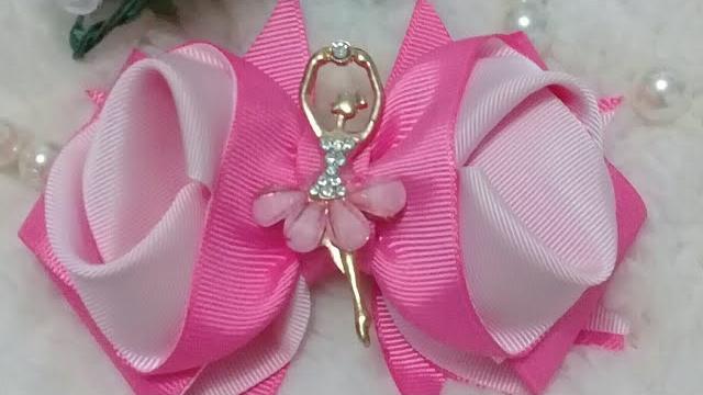 Tutorial Laço rosa encantadora ( cravo e rosa )
