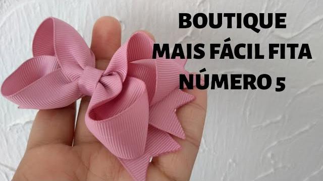 Laço boutique mais fácil do mundo – Laços de cabelo com fita fina