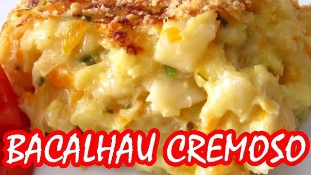 BACALHAU CREMOSO GRATINADO – SUCESSO NA SEMANA SANTA