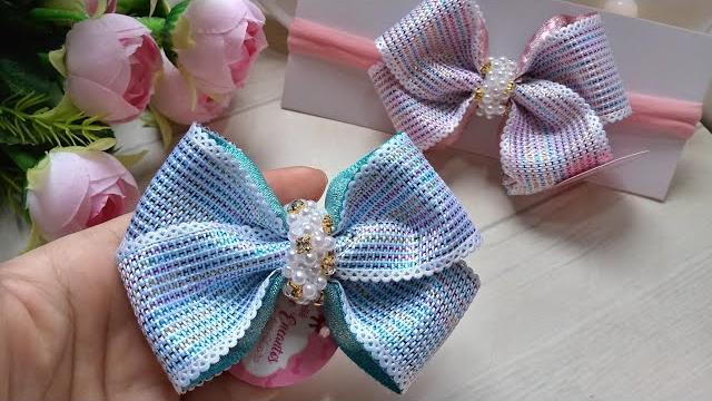 Chuva de pérolas com strass de costura – Super fácil