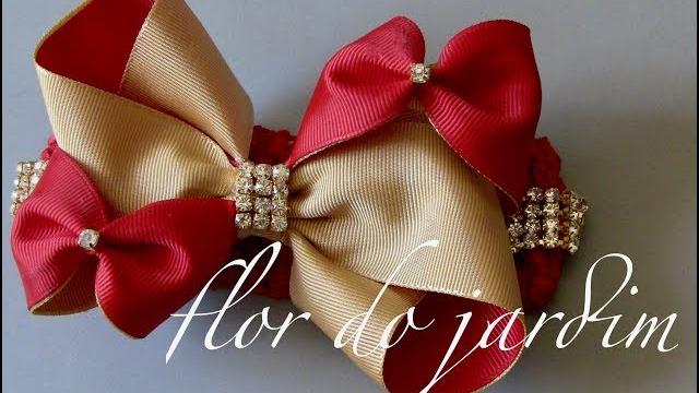 DIY- Laço Fofucho – Bow Tie for Princess – grosgrain ribbon bow