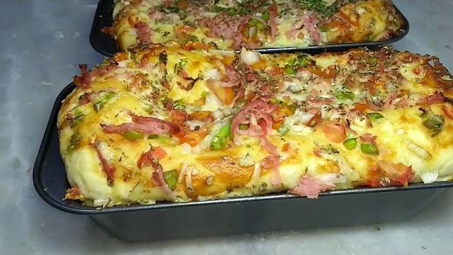 PÃO PIZZA FÁCIL E DELICIOSO