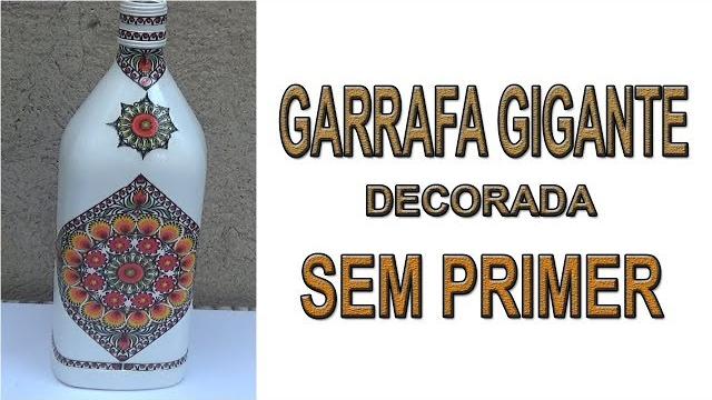 Aprenda a Decorar Garrafa de Vidro – Sem Usar Primer