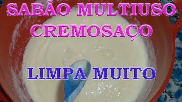 Aprenda a Fazer Sabão Cremoso Multiuso
