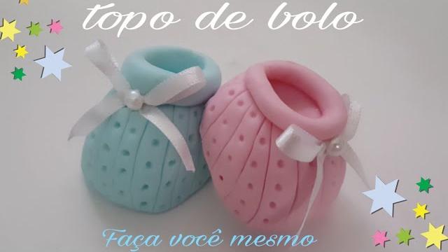 Faça Você Mesmo Enfeite Para Topo de Bolo – Sapatinho