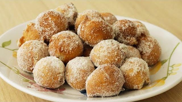 Receita Bolinho Frito de Leite Ninho