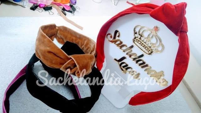 Tiara Bandana com Nó – Sem Costura
