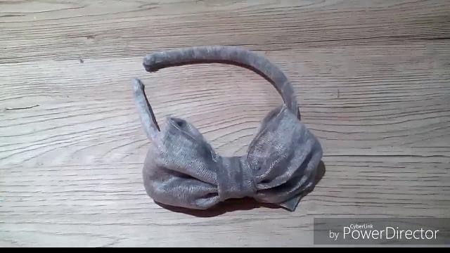 Laço de Veludo Para Tiara