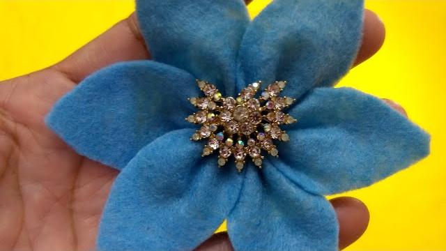 Flor de Feltro Para Iniciantes – Fica Pronta em 2 Minutos