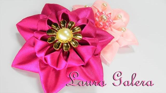 Flor Super Fácil com Fita
