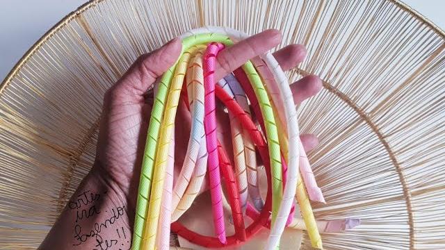 Aprenda a Fazer Cachinhos de Fita