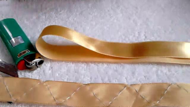 Aprenda a Fazer Flor Usando Fita de Cetim