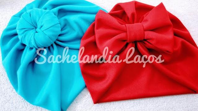 Touca Turbante Parte 2 – Acabamento Laço e Nó