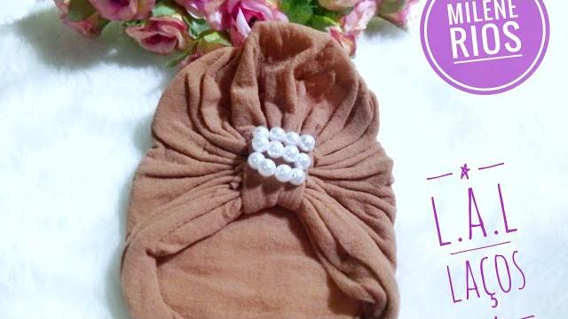 Aprenda a Fazer Touca Turbante com Meia de Seda