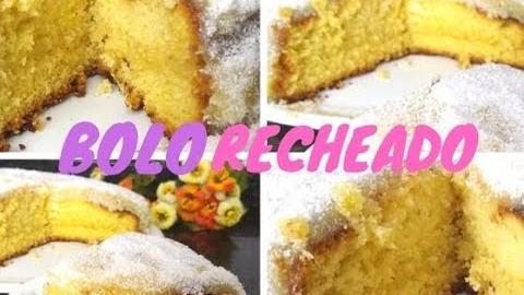 Receita de Bolo Recheado Simples de Fazer