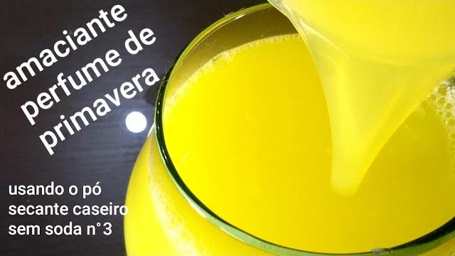 Veja Como Fazer Amaciante Perfumado Usando Pó Secante