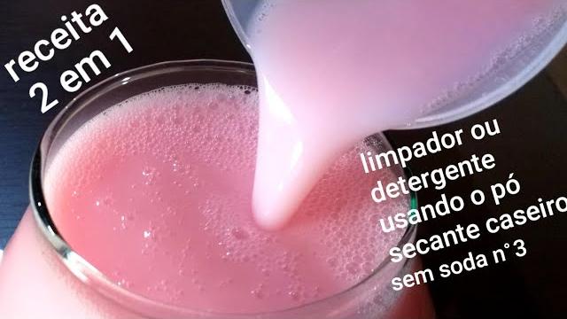 Receita 2 em 1 Limpador Com 4 Ingredientes