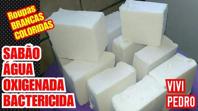 Receita de Sabão de Aguá Oxigenada Bactericida
