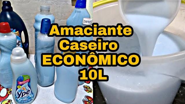 Aprenda Fazer 10 Litros de Amaciante Caseiro