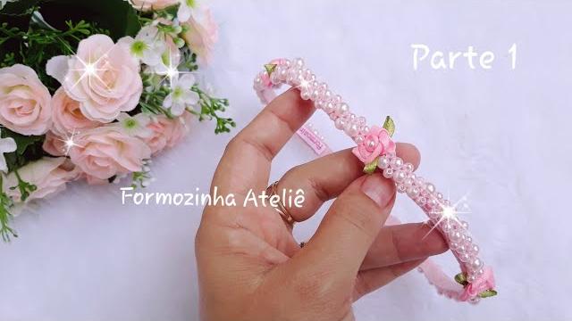 Tiara de Pérolas com Regulagem – Parte 1