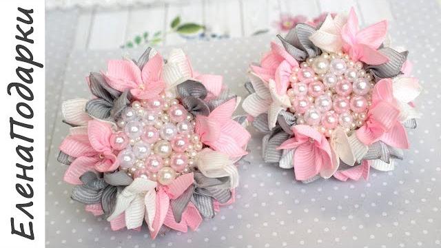 Aprenda a Fazer Flores de Fita – Para Rabinho de Cabelo