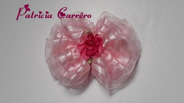 Laço Franzido Organza – Passo a Passo