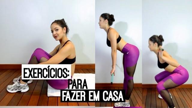 Exercícios de academia para fazer em casa