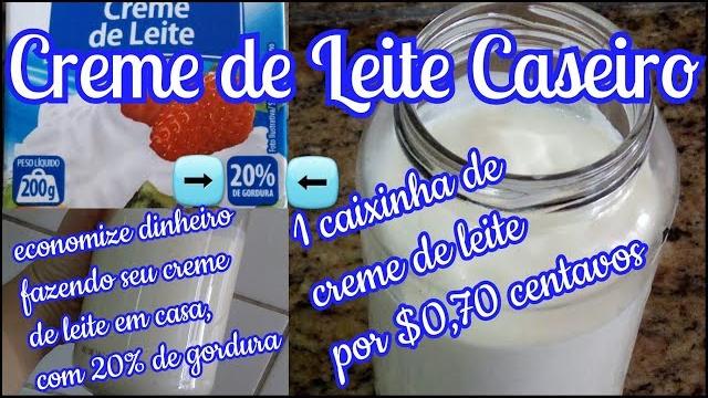 Faça Creme de Leite Caseiro – Super Fácil