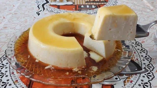 Receita Pudim de Iogurte e Leite Condensado sem Forno