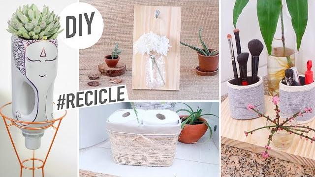 Transformando Embalagens em utilidades para casa