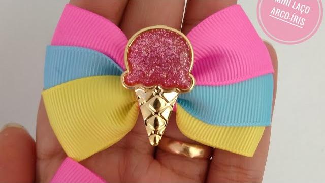 MINI LAÇO ARCO-ÍRIS