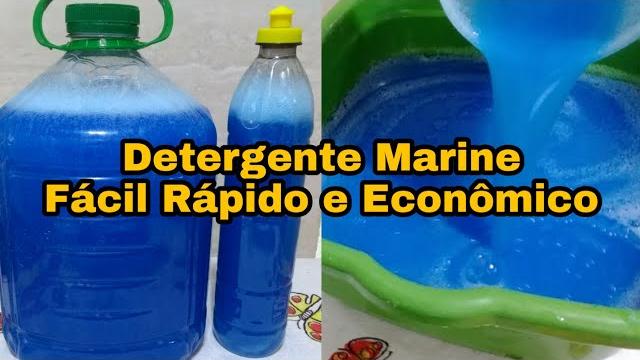 DETERGENTE  Fácil- Econômico E  Rápido De Fazer