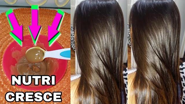 RECEITA CASEIRA QUE NUTRI E CRESCE CABELO