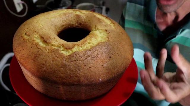 Bolo de Laranja de Liquidificador