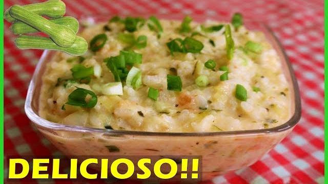 RISOTO DE ABOBRINHA VOCÊ JÁ VIU – FAÇA ESSA DELICIA