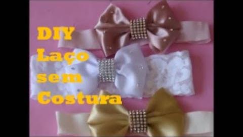 Laço sem costura DIY