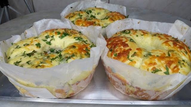 Como fazer pão de batata recheado na forma de cone – faça e venda