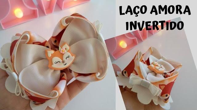 Laço Amora Invertido – Como Fazer Laços de Cabelo