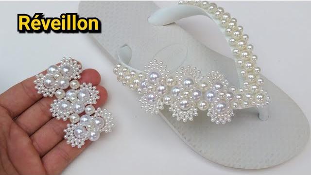 Chinelo Bordado para Fim de Ano