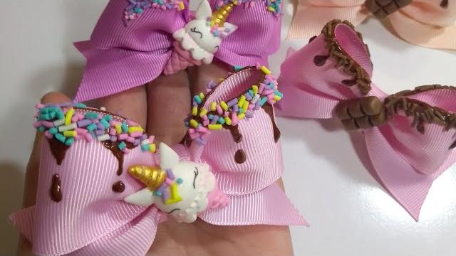 Laço Gorgurão Personalizado com Chocolate Granulado