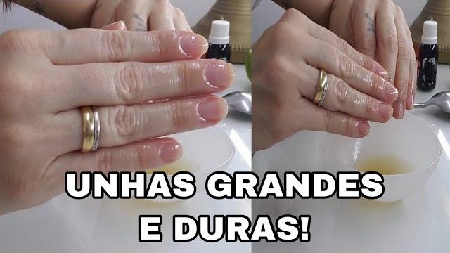 Endurecedor de Unhas Caseiro, Elimina Fungos das Unhas ❤️