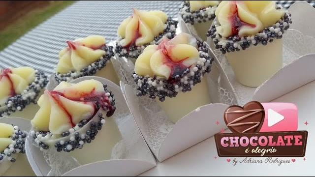 Docinhos de Amora e Morango com Chocolate Branco – Doces Finos