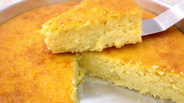Bolo de Milho de Latinha de Liquidificador